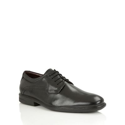 Black leather 'Faraday' oxford boots